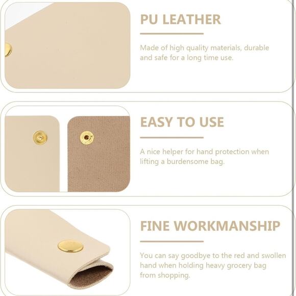 PU Leather Purse Luggage Handbag Handle Protector Cover – Stylish & Durable - Picture 3 of 10
